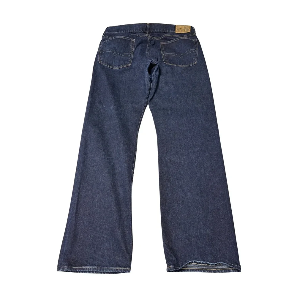 Polo Ralph Lauren Classic Fit Mens Indigo Blue Stretch Denim Jeans‎ 36x32